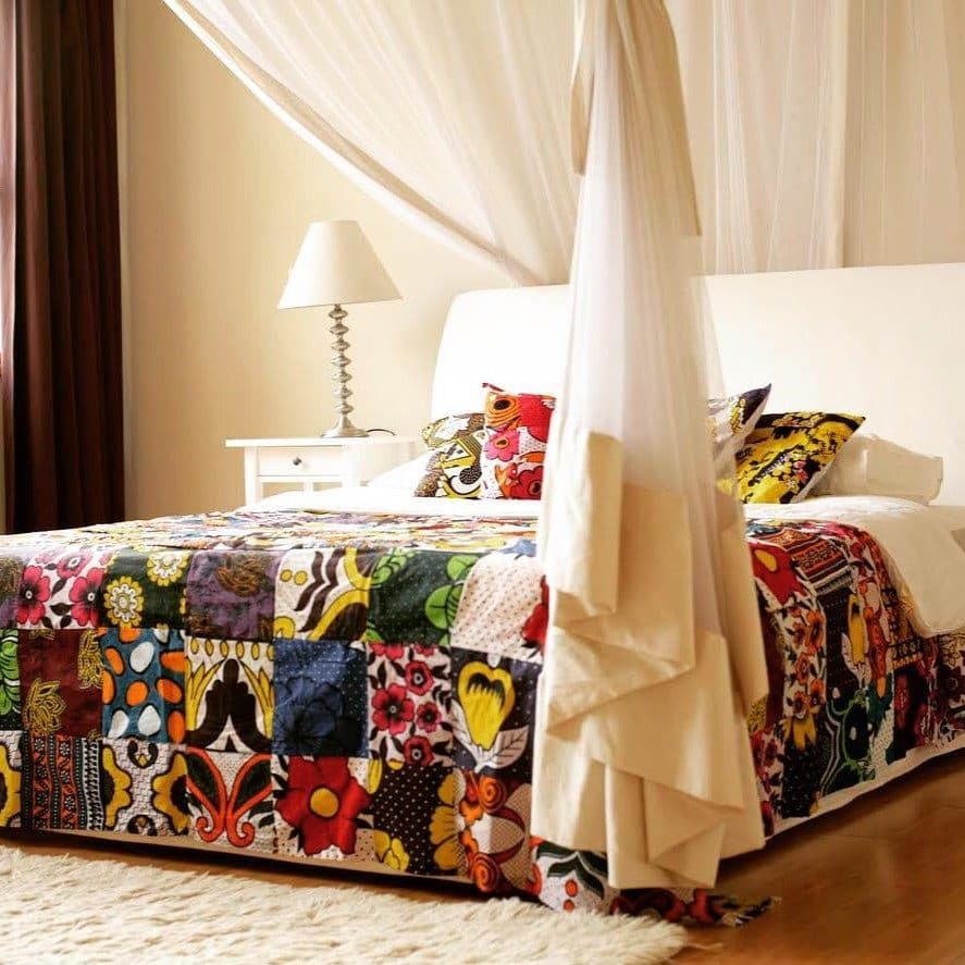 Patched Fleece Blanket
