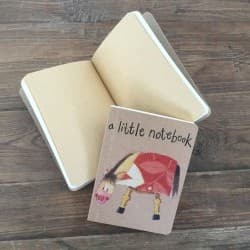 Horse Small Kraft Notebook