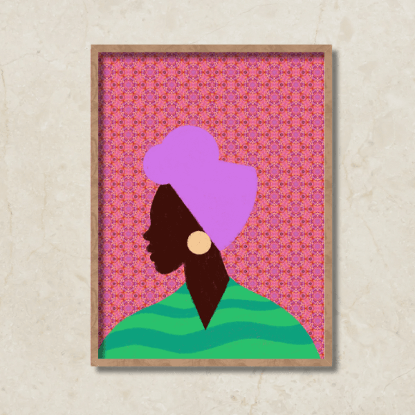 Print - Colourful Woman