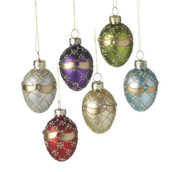 MULTI COLOURED GLASS BAUBLES