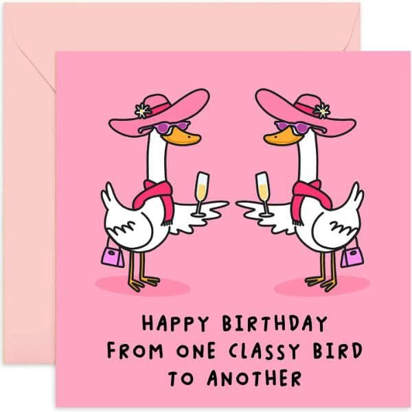 One Classy Bird Card