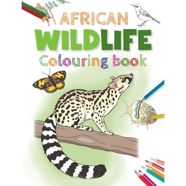 African Wildlife Colouring Book