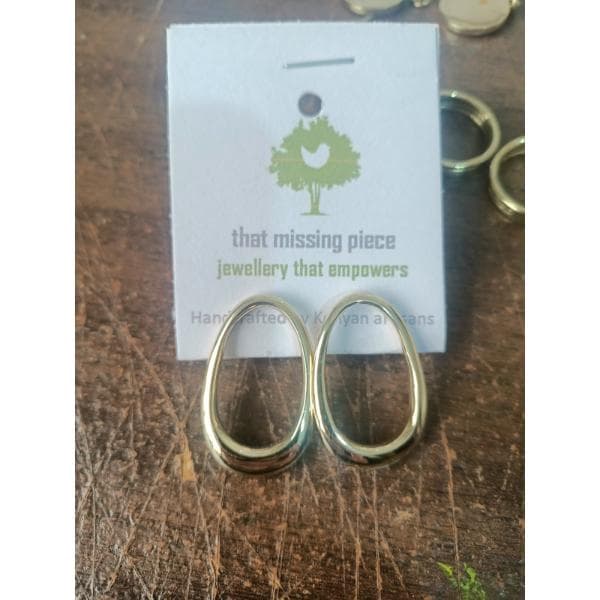 Brass Earring - Ndoto