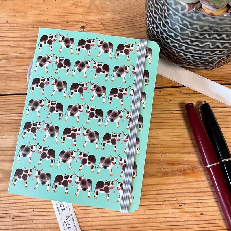 Dairy Cows Small Chunky Notebook