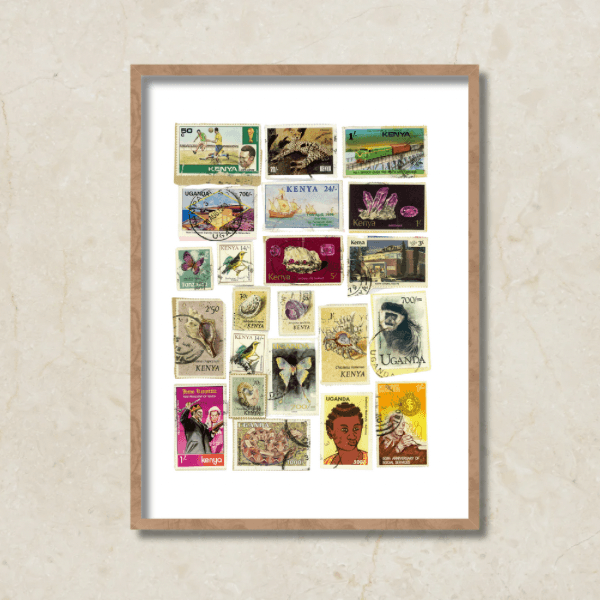 Print - Vintage Stamps