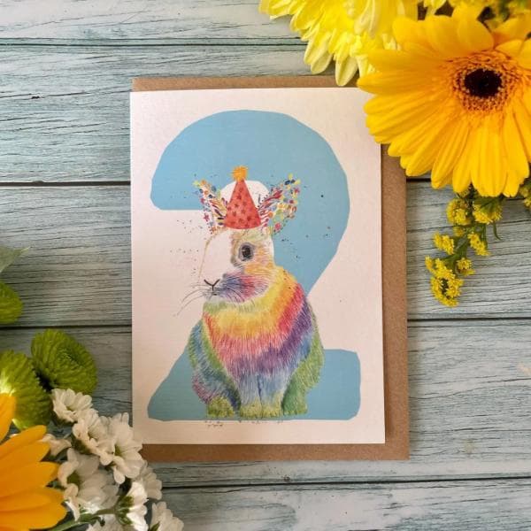 Number 2 Children'S Birthday Card