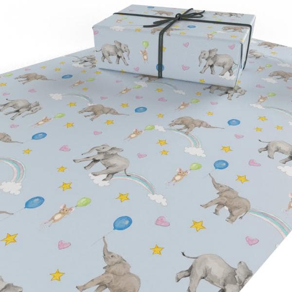 Childrens Baby ElephantWrapping PaperSBCBEC