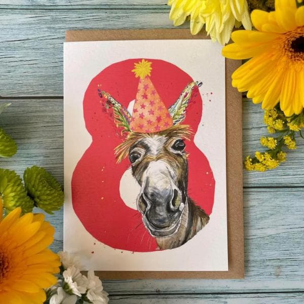 Number 8 Children'S Birthday Card