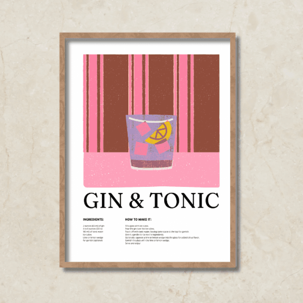 Print - Gin and Tonic