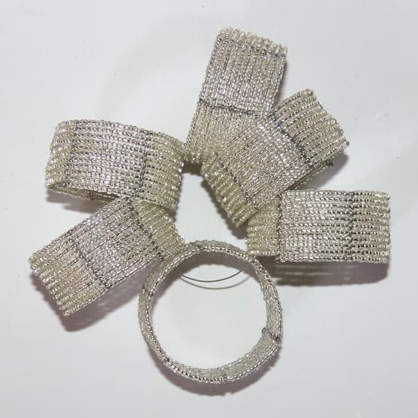 Wire - Beaded Napkin/ set of 6