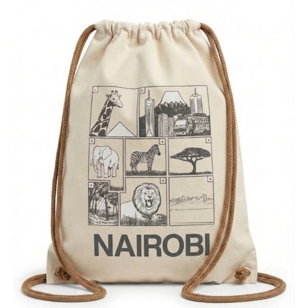 Nairobi Drawstring Bag
