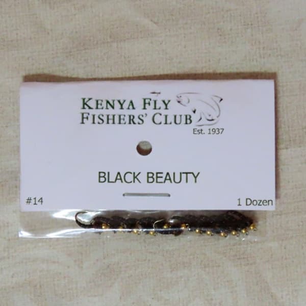 Fishing Flies - Beaded Head Black Beauty