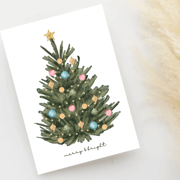 Greeting Card - Merry & Bright