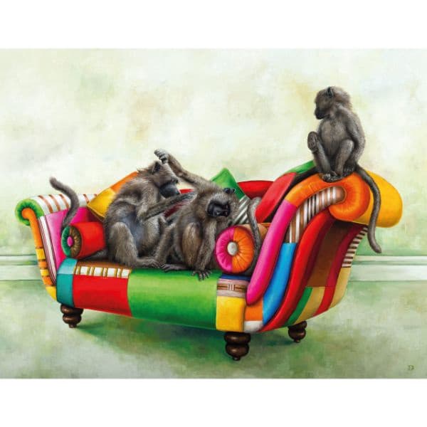 Wildlife at Leisure A3 Signed Print